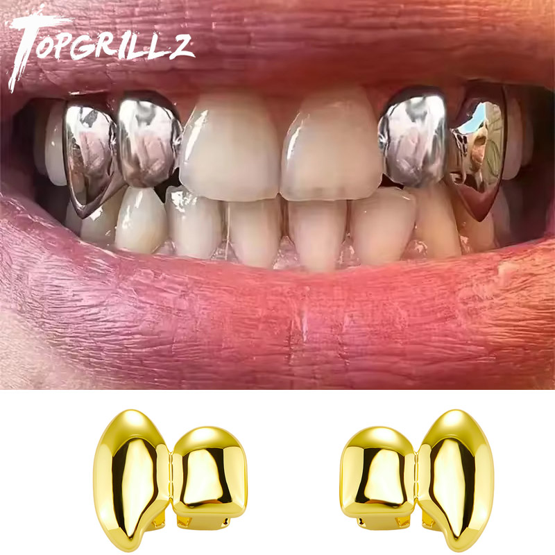 Men'S Vampire Accessories - TOPGRILLZ Wampirzyce DIY Podwójne Nakładki na