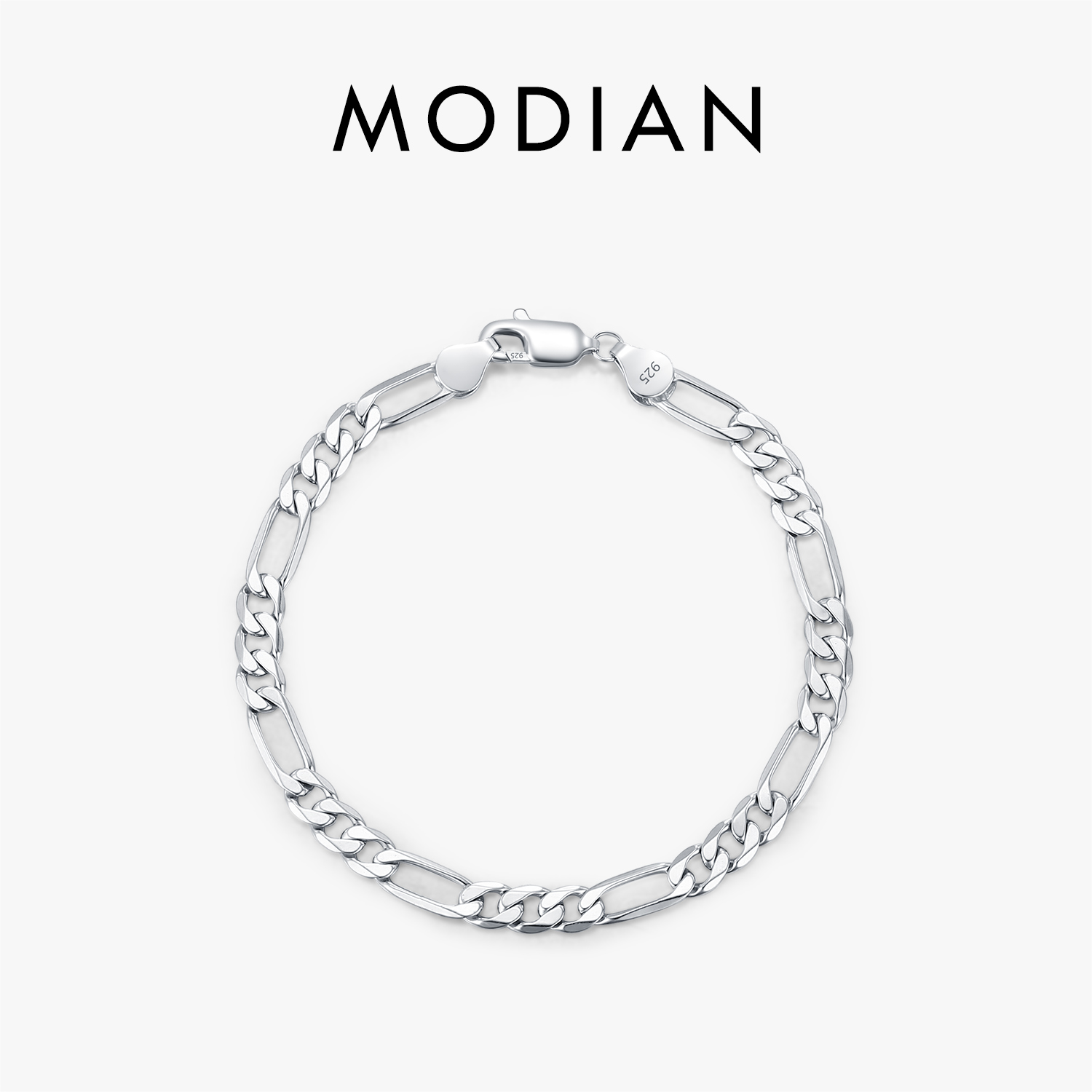 Men Accessories Chain And Bracelet - MODIAN Srebro Próby 925 Bransoletka Łańcuszkowa