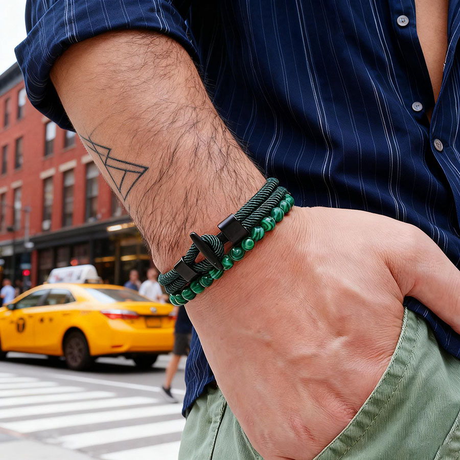 Men'S Vacation Accessories - Unikalny Zestaw Bransoletek Męskich Anchor 2