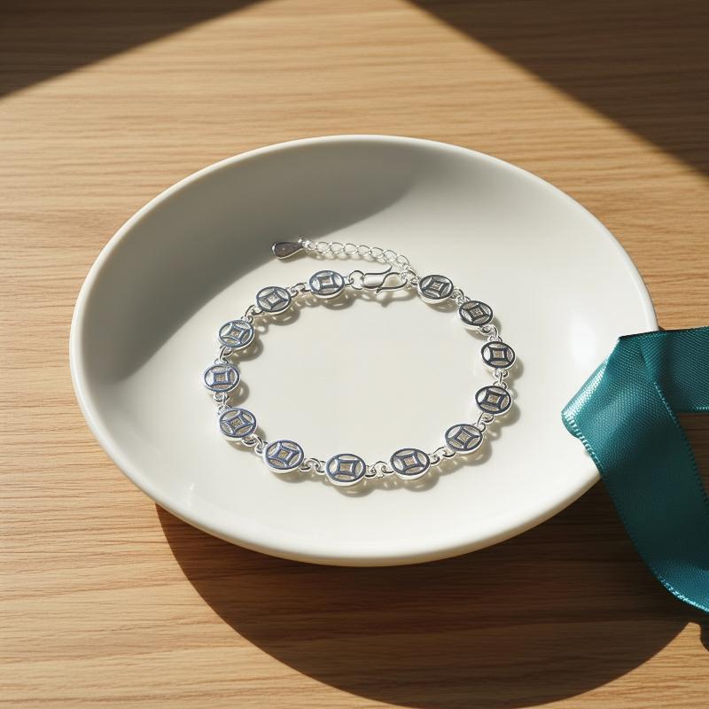 Men'S Vacation Accessories - Bransoletka z zawieszką w kształcie monety