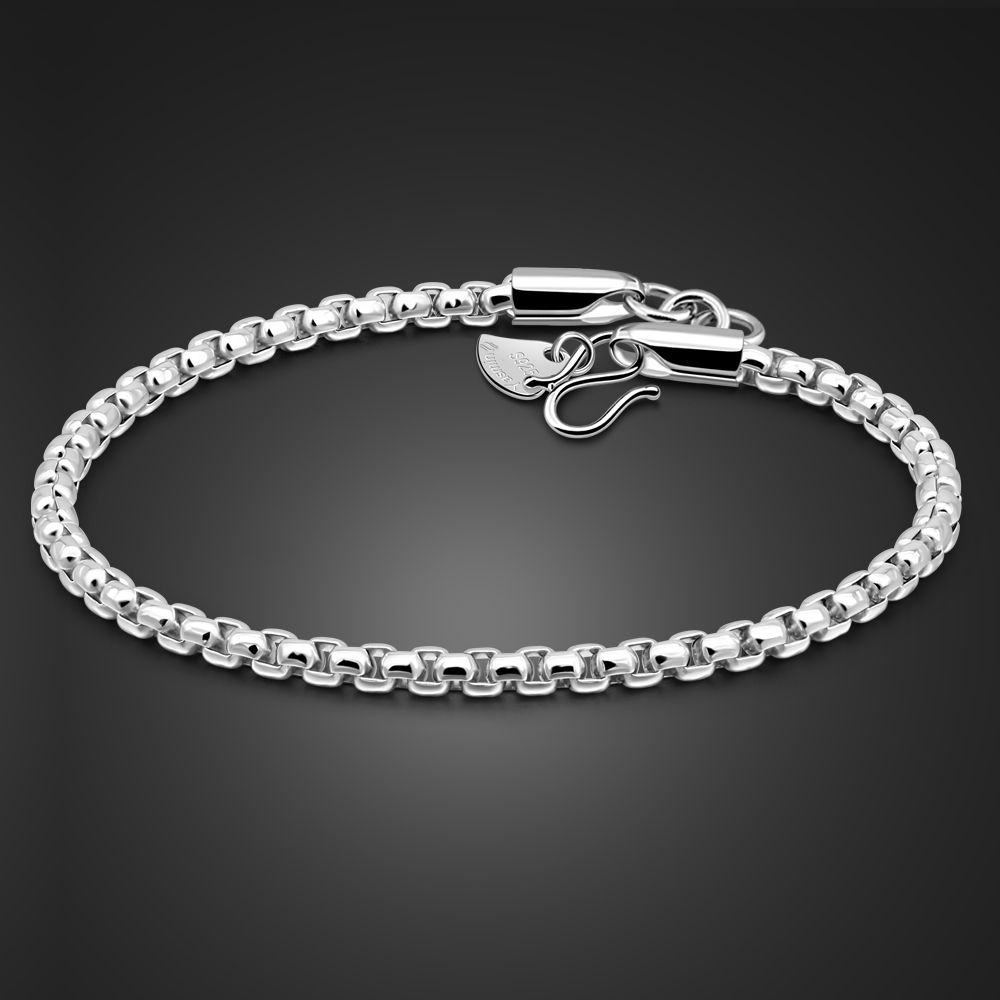 Bransoletka unisex ze srebra p – Men Accessories Chain And Bracelet recenzja i cena