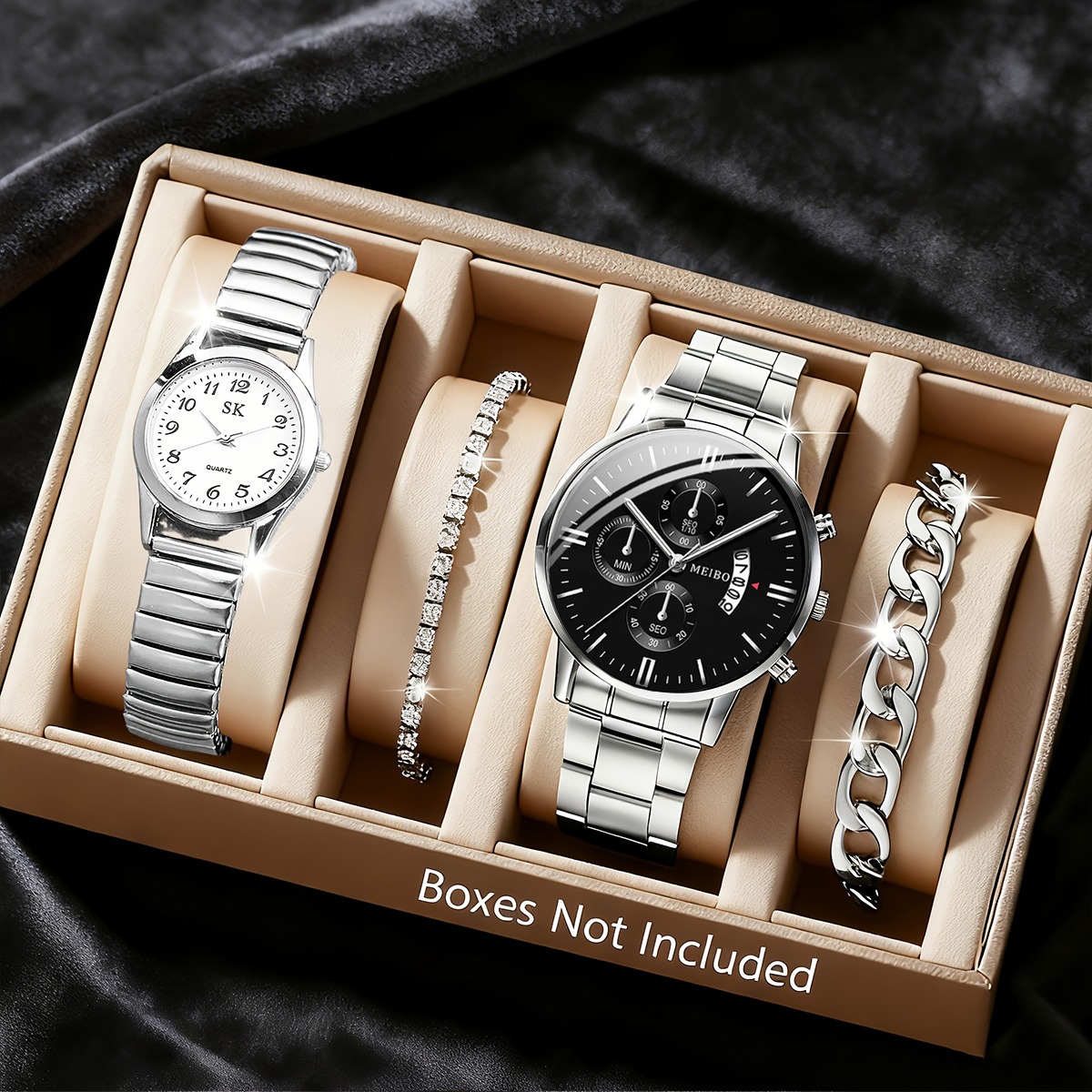 4 SZT. Modny Zestaw Zegarków i – Men Accessories Elegant recenzja i cena