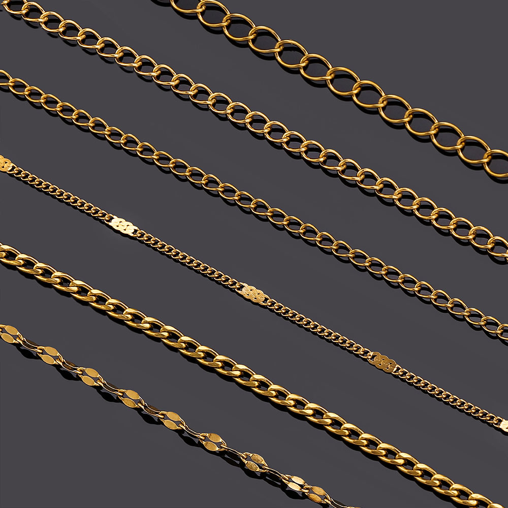 2-metrowe łańcuszki ze stali n – Men Accessories Chain And Bracelet recenzja i cena
