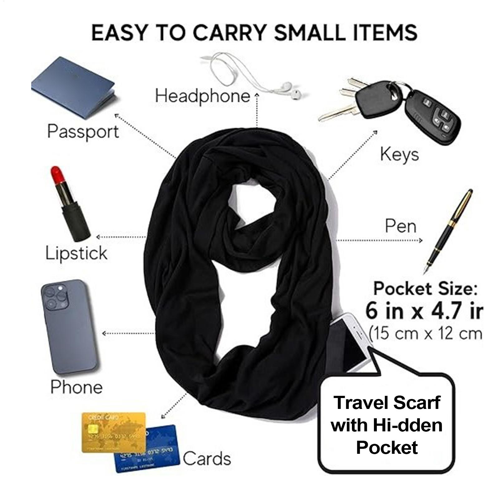 Szal podróżny z kieszenią na z – Men'S Vacation Accessories recenzja i cena
